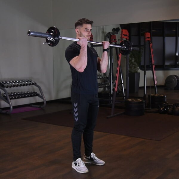 Uginanie ramion ze sztangą - od Just be FIT - Zobacz wideo!