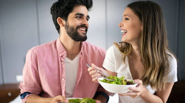 para odżywiająco się zdrowo