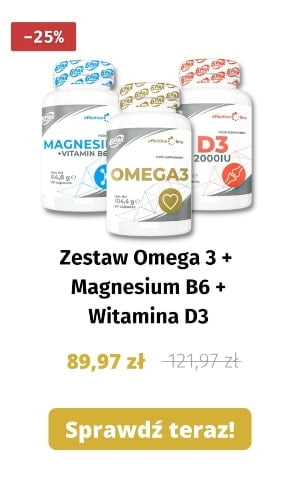 Magnesium B6 + Witamina D3 + Omega 3