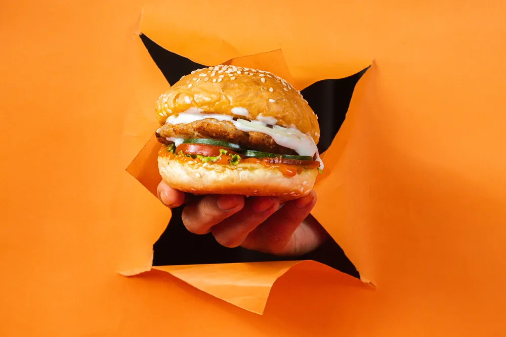 burger czyli żywność fast food