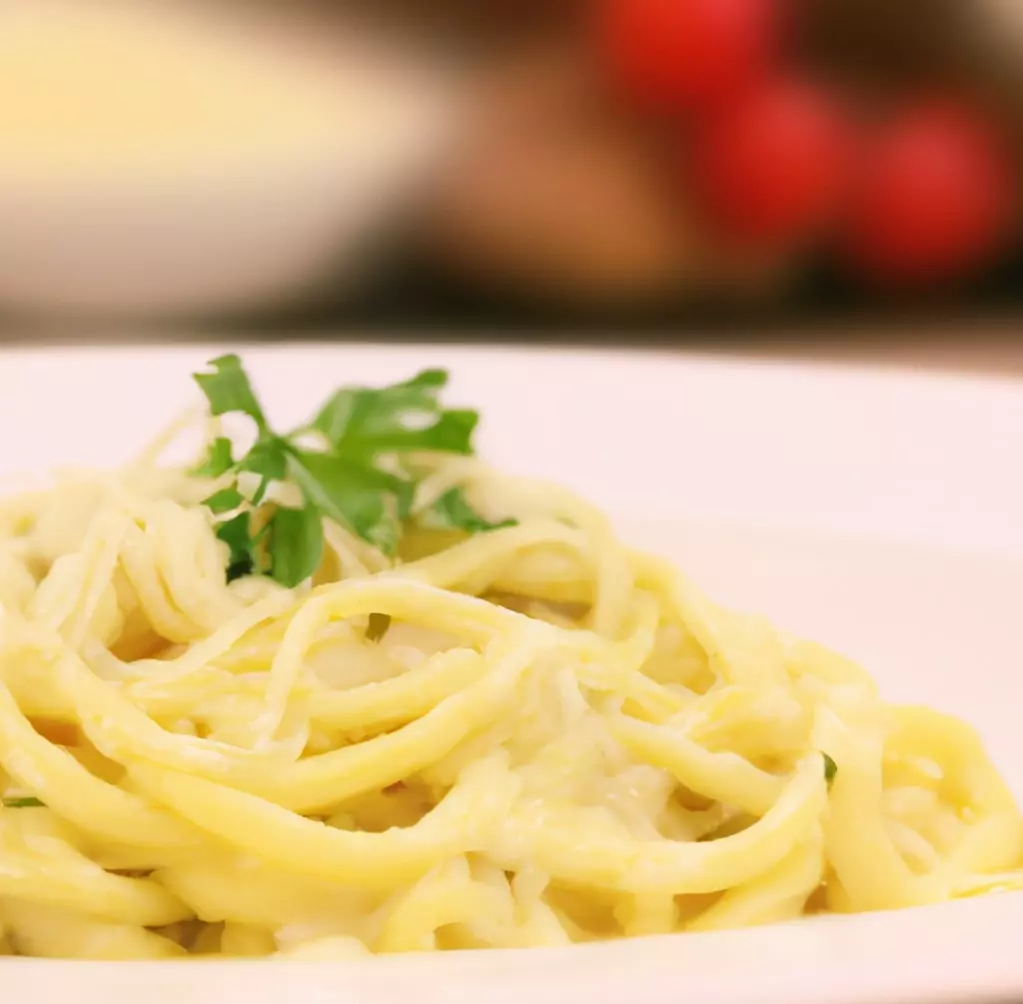 Dietetyczne spaghetti carbonara