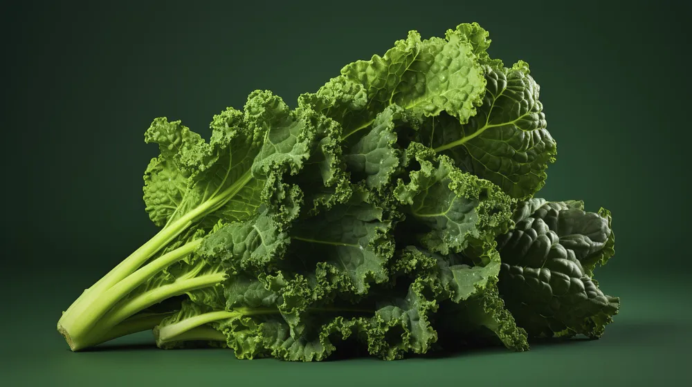 pęk liści jarmużu