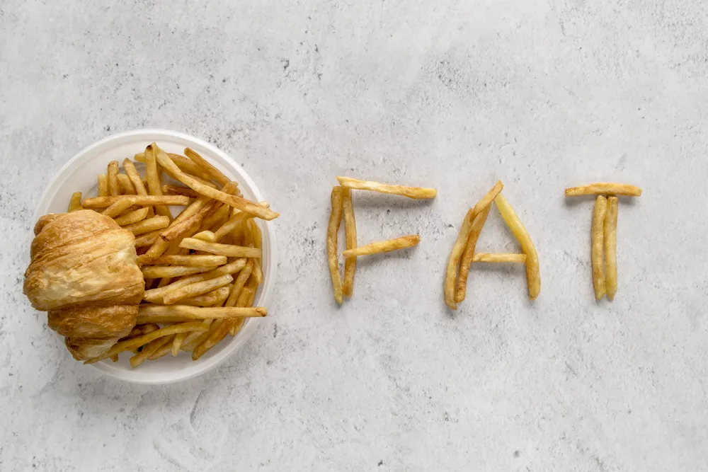 żywność smażona na głębokim tłuszczu nie pomaga szybko schudnąć