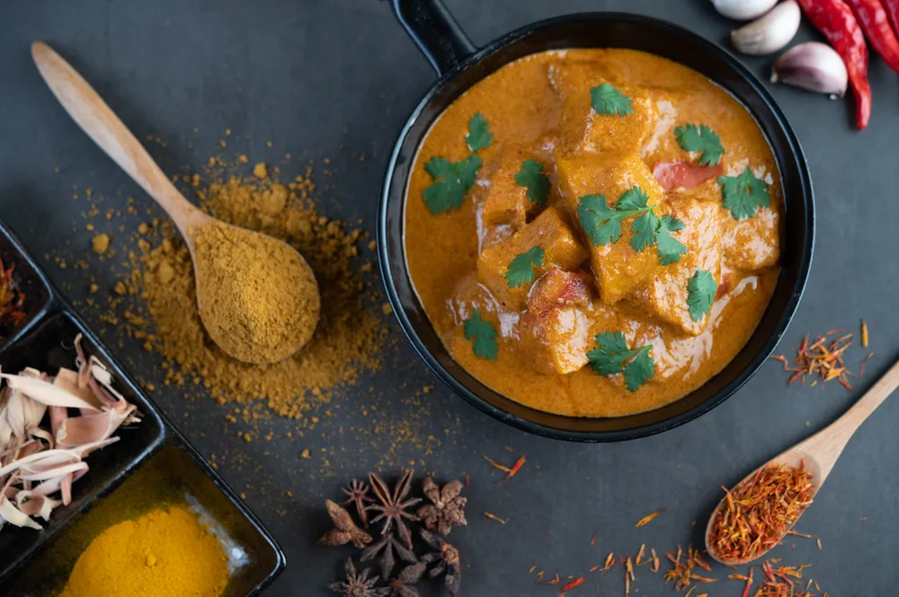curry a jesienne menu