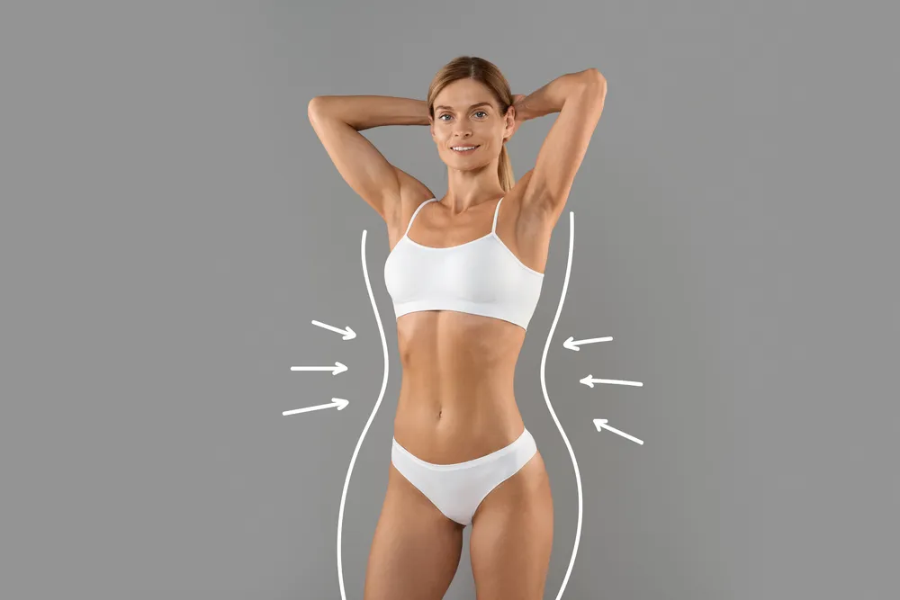 kobieta na diecie keto zredukowała tkankę tłuszczową