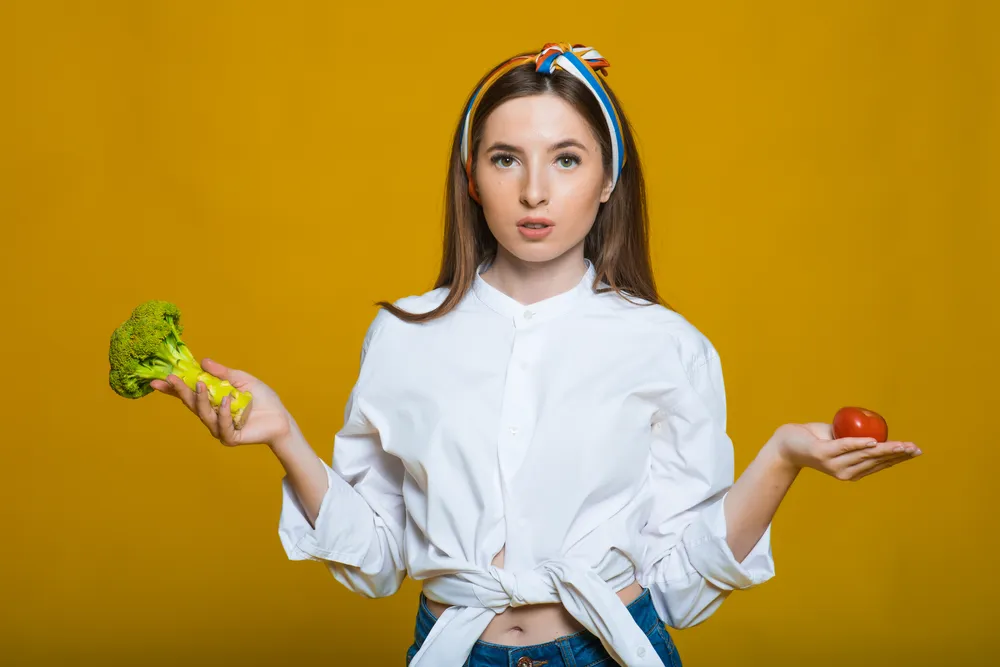 jedzenie warzyw na uczucie głodu