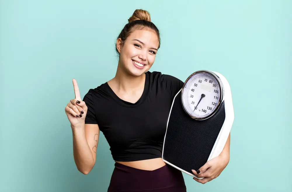 kobieta która pozbyła się zbędnych kilogramów
