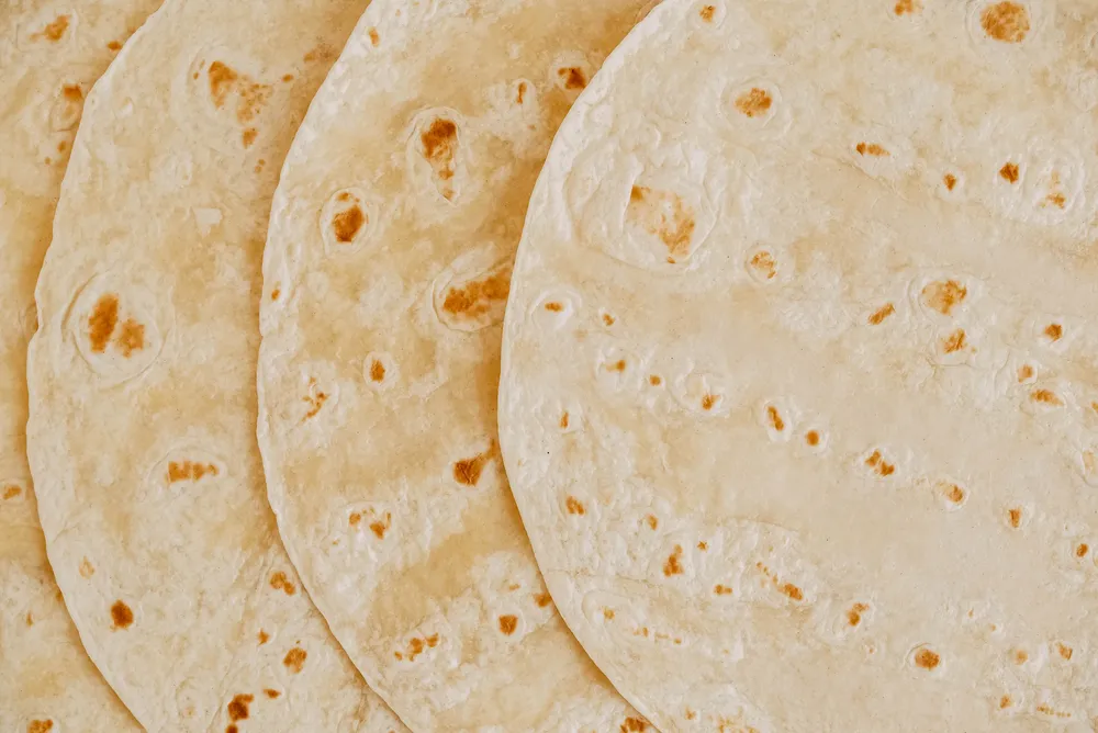 cienkie pszenne placki tortilli