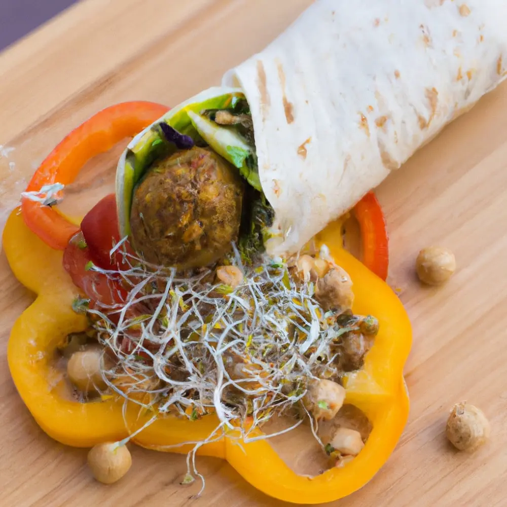 Tortilla z falafelem