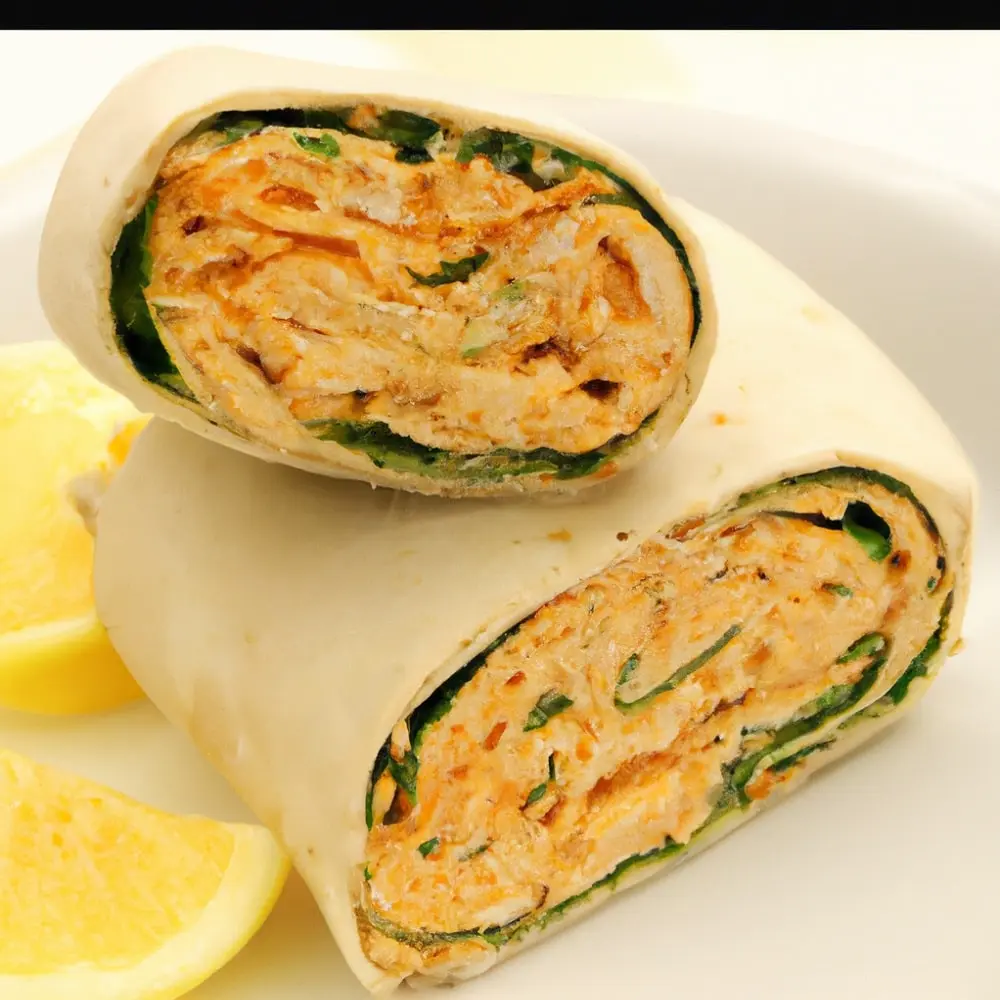 Tortilla z pastą z makreli