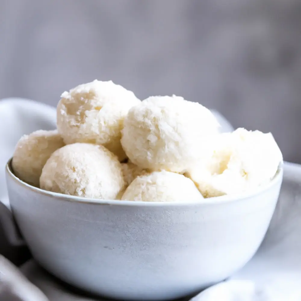 Twarogowe kulki rafaello