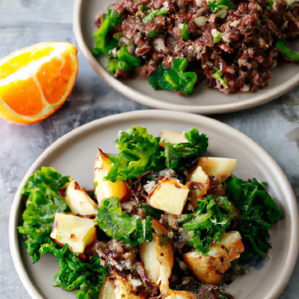 Sałatka z quinoa i jarmużu