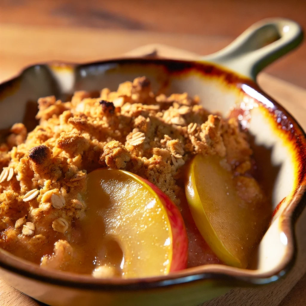 Crumble z jabłkami i gruszkami