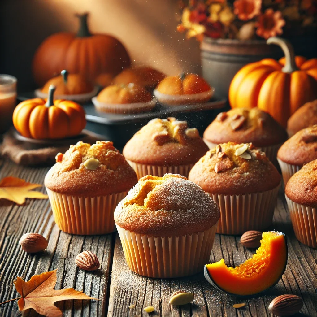 Mini dyniowe muffiny