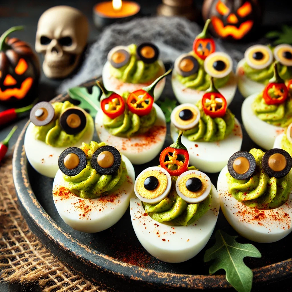 Straszne jaja faszerowane awokado