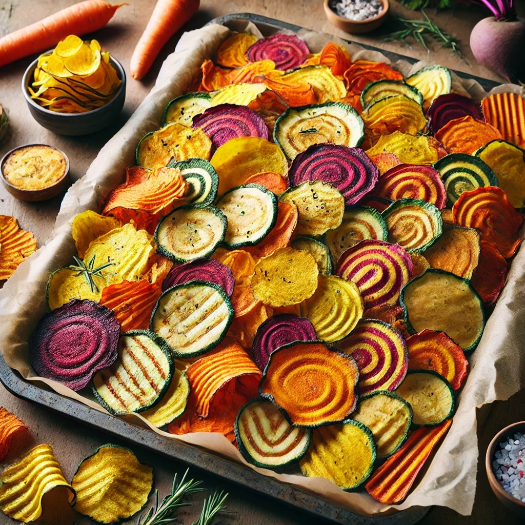 Warzywne chipsy z pieca