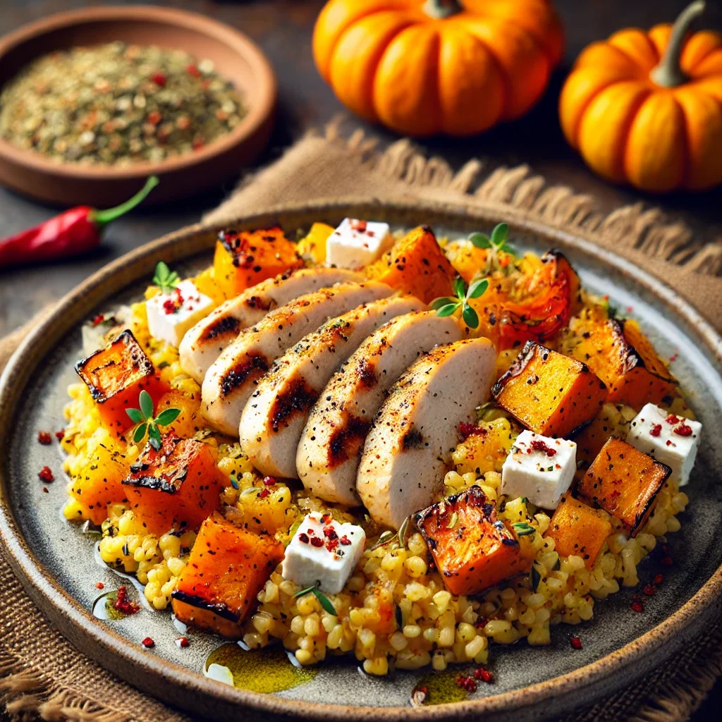 Kaszotto z dynią i fetą