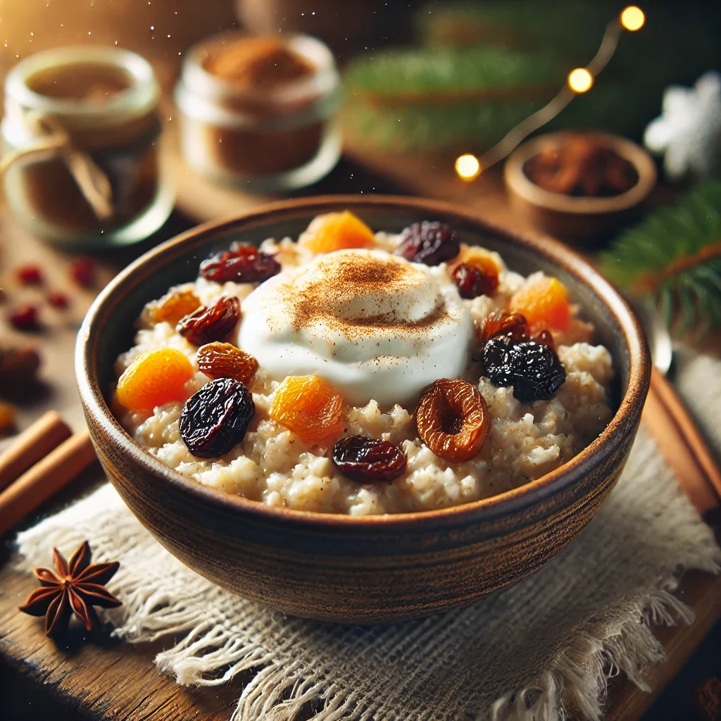 Owsianka kokosowa z bakaliami