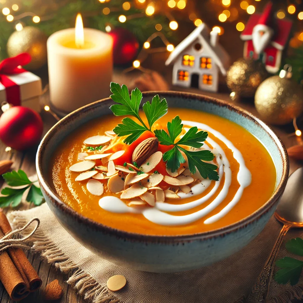 Świąteczna zupa krem z marchewki i pomarańczy