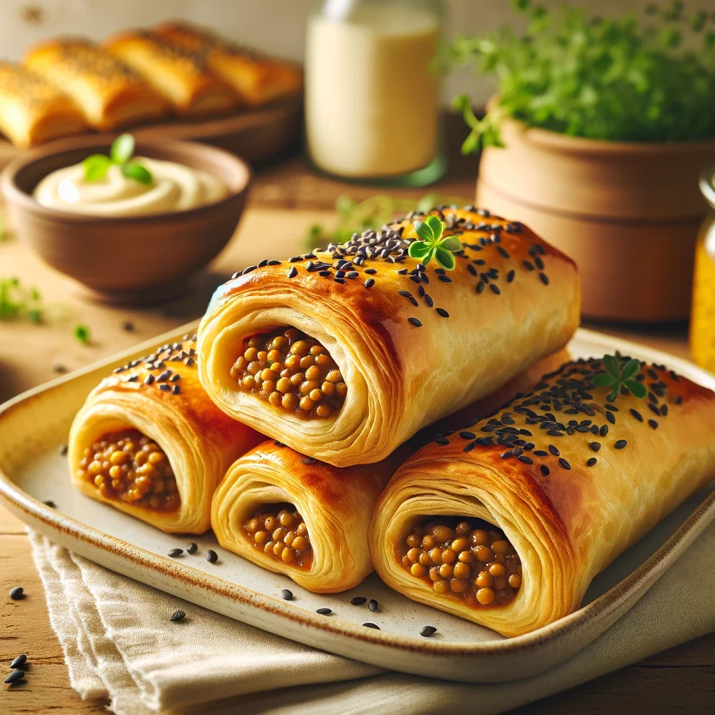 Błyskawiczne mini paszteciki z soczewicą