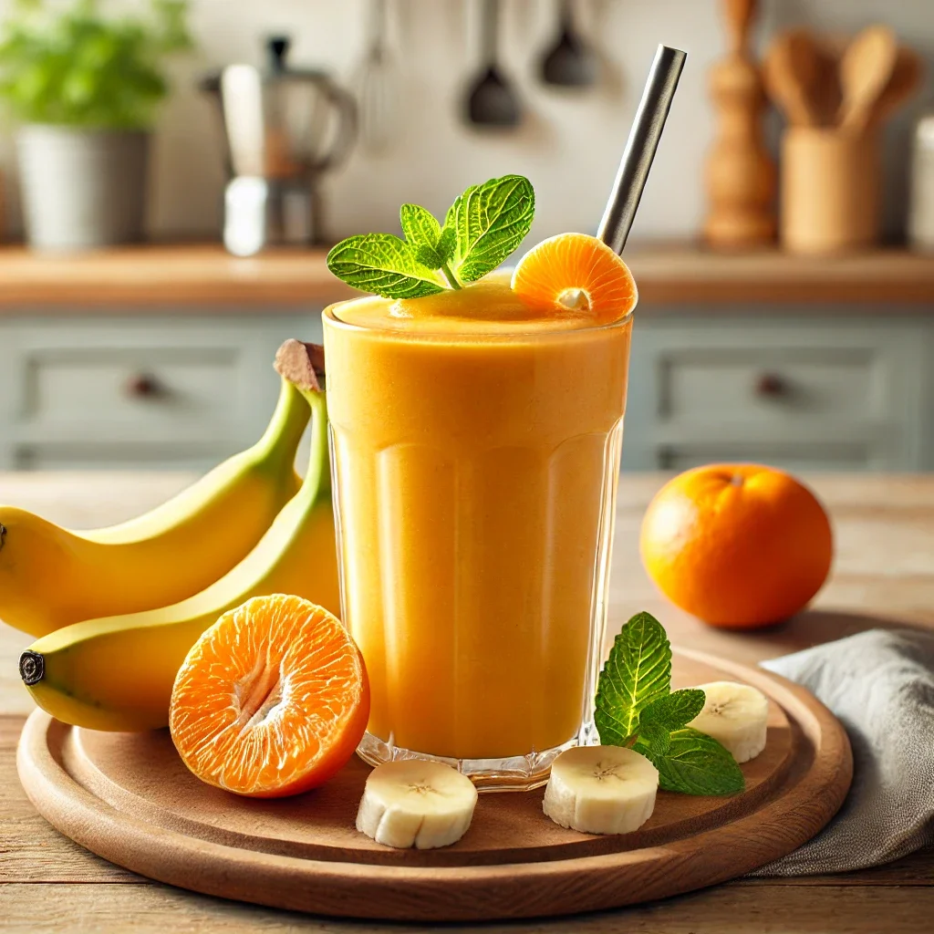 Koktajl Mandarynkowo-Bananowy