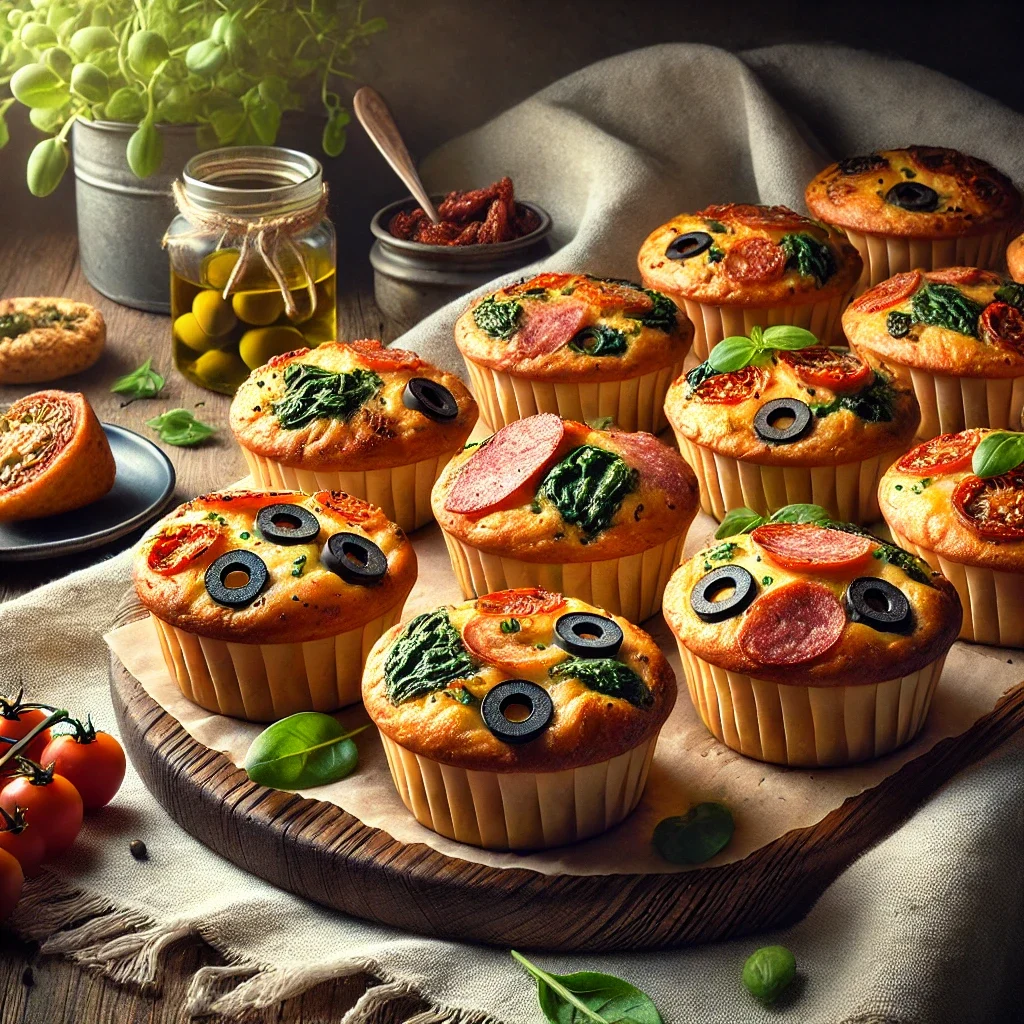 Pizzowe muffiny