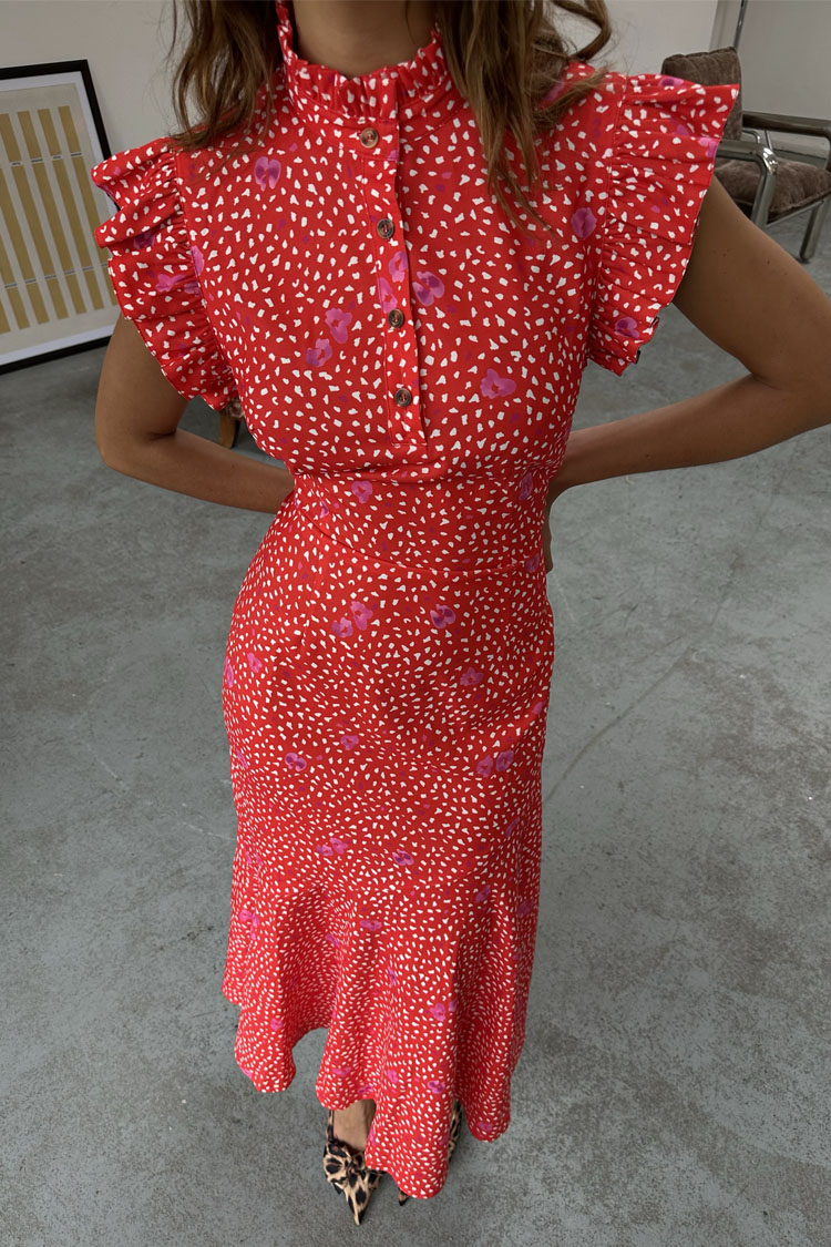 sukienka czerwona od Answear.com